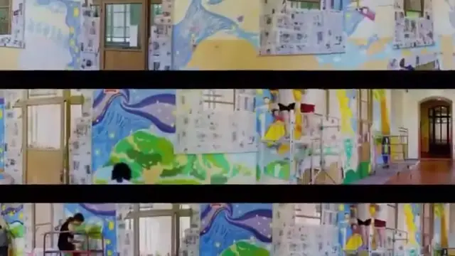Murales dipinti dagli studenti